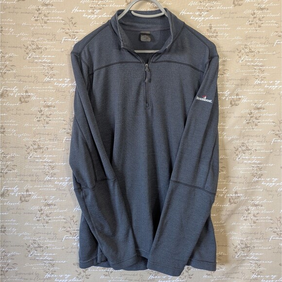 Steamboat Ski Resort Colorado - Storm Creek Gray 1/4 Zip Pullover - Men's Medium - Picture 1 of 12